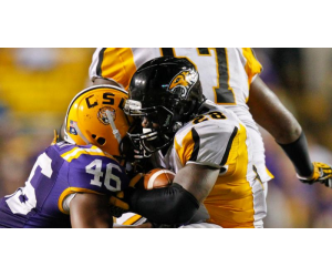 Towson FCS College Football versus LSU