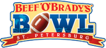 Beef O' Brady's St. Petersburg Bowl Logo Beef O' Brady's St. Petersburg Bowl Logo