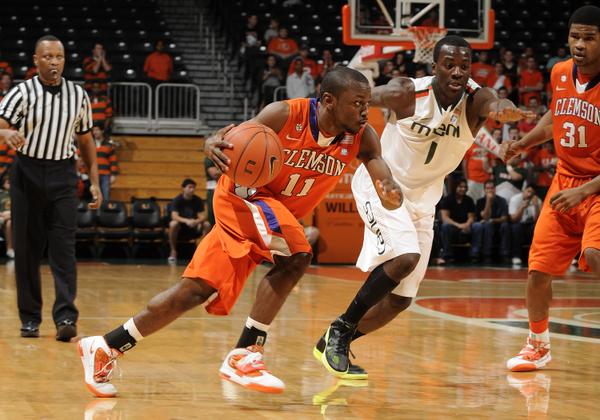 Clemson Tigers Men's College Basketball Andre Young