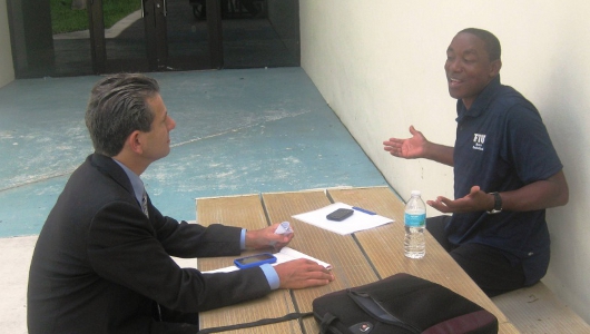 FIU Head Basketball Coach Isiah Thomas