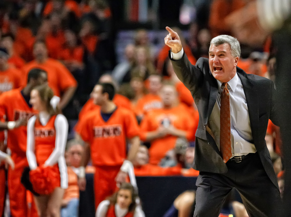Illinois Fighting Illini Men's College Basketball Coach Bruce Weber