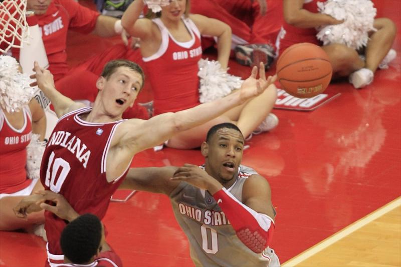 Indiana at Ohio State Men's Basketball action