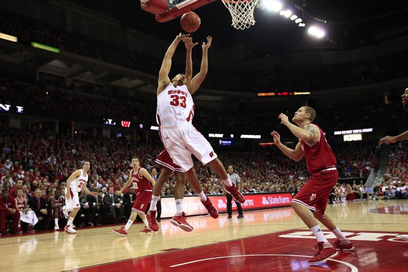Indiana at Wisconsin Men's Basketball Action