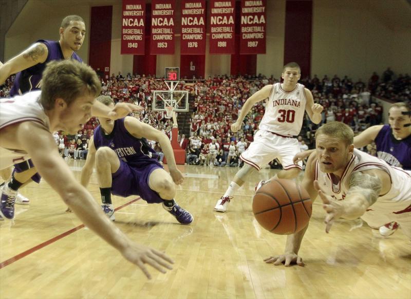 Indiana vs. Northwestern Men's College Basketball 