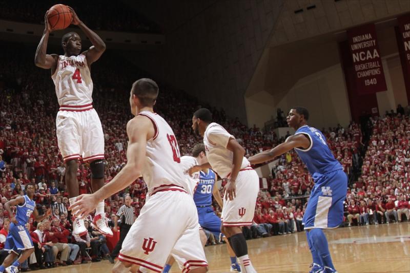 Kentucky at Indiana Men,s Basketball Action