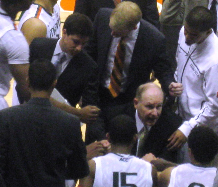 Miami Men's College Basketball Coach Jim Larrañaga