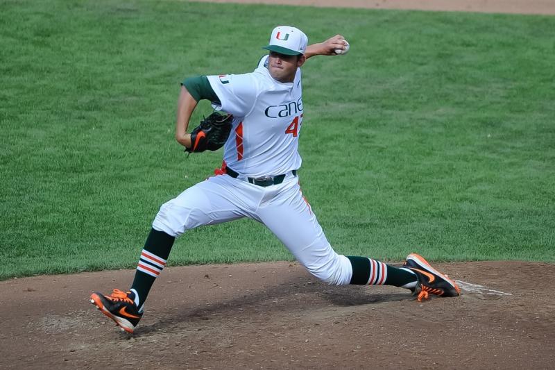 Miami Pitcher Thomas Woodrey