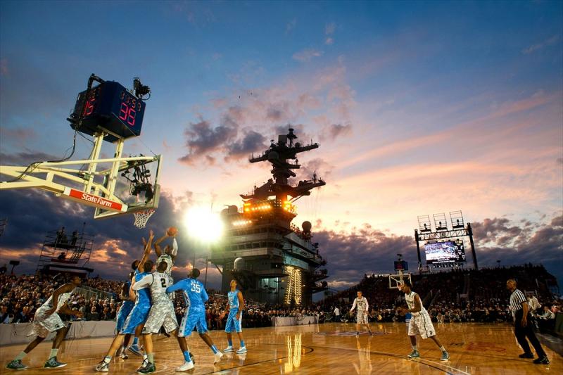 MSU vs UNC Carrier Classic