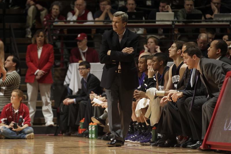 Northwestern Men's College Basketball Coach Bill Carmody
