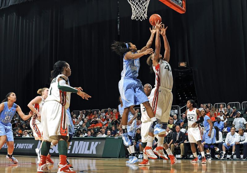 North Carolina at Miami Women's Basketball