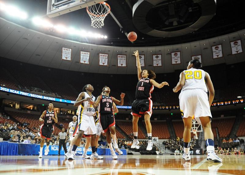 Wome's Basketball San Diego State vs West Virginia