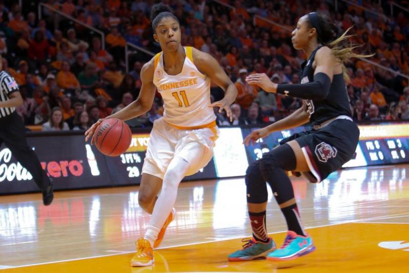Tennessee Womens Basketball Action