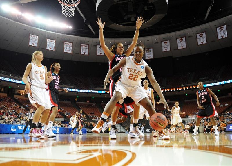 Texas Women's College Basketball Ashley Gayle