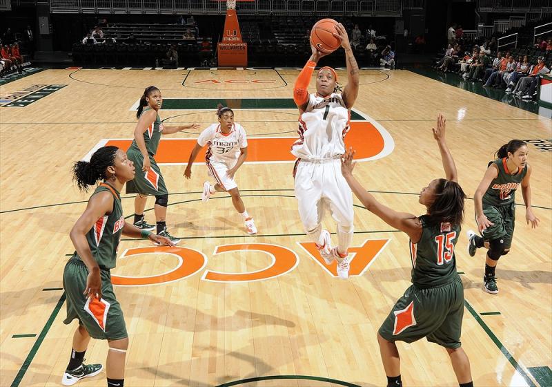 Women's Basketball Action