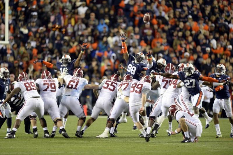 Alabama vs. Auburn College Football