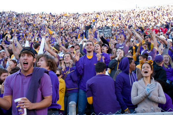 LSU Tigers College Football Fans