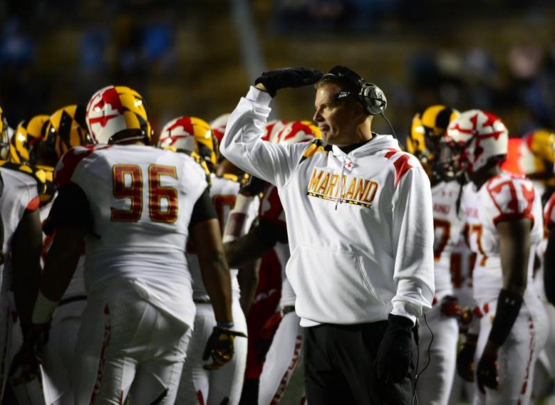 Maryland Football Coach Randy Edsall