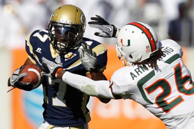 Miami College Football Safety Ray Ray Armstrong