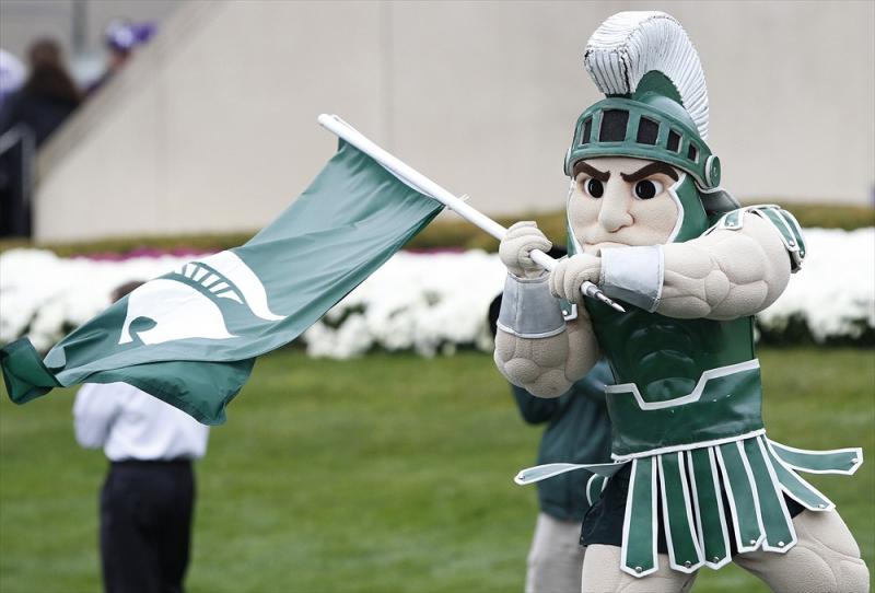 Michigan State College Football Mascot Sparty
