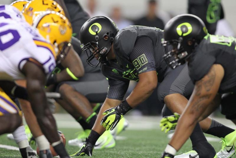 College Football Oregon Vs. LSU