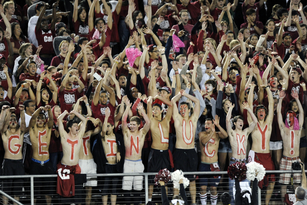 Stanford Cardinal College Football Fans