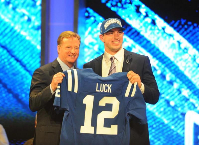Andrew Luck at the 2012 NFL Draft