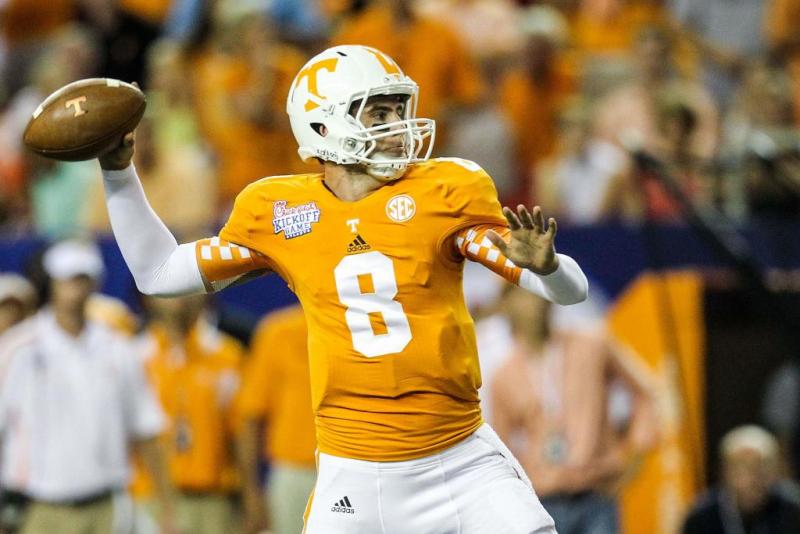 Tennessee College Football Tyler Bray
