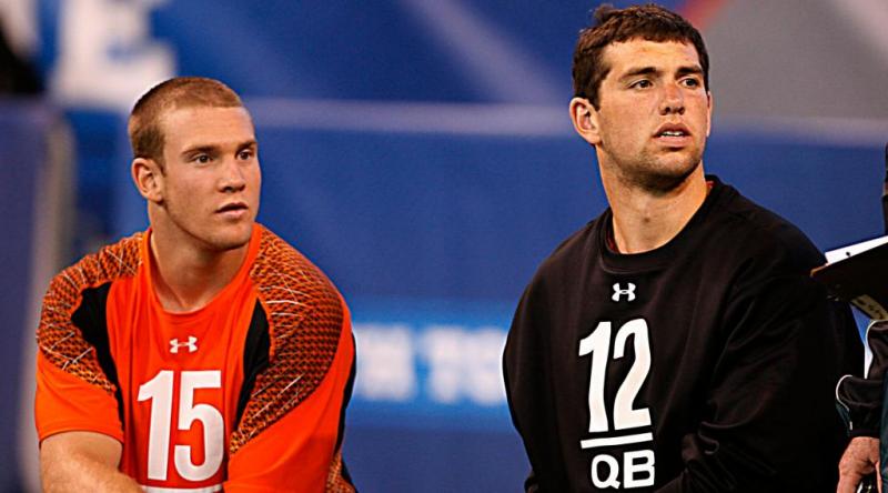 Texas A&M Quarterback Ryan Tannehill and Stanford Quarterback Andrew Luck
