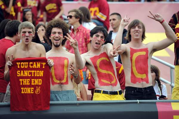 USC Trojans College Football Fans