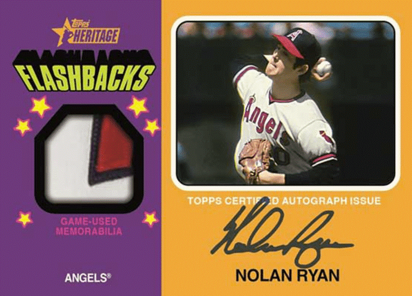 2024 topps heritage nolan ryan