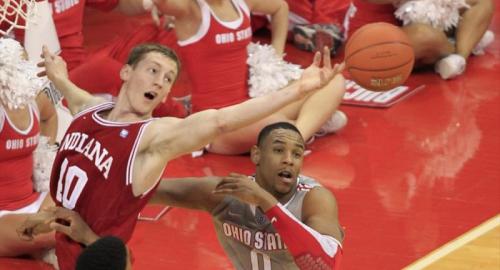 Indiana at Ohio State Men's Basketball action