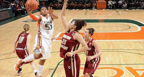 Boston College at Miami Women's Basketball