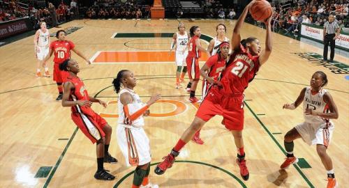 Maryland at Miami Women's Basketball