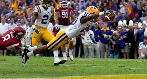 LSU Football Action