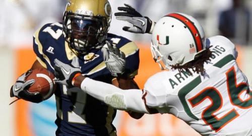 Miami College Football Safety Ray Ray Armstrong