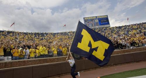Michigan Wolverines College Football Fans