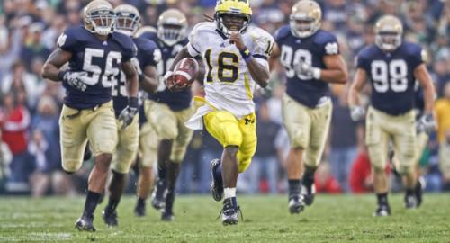 Michigan Wolverines College Football Denard Robinson