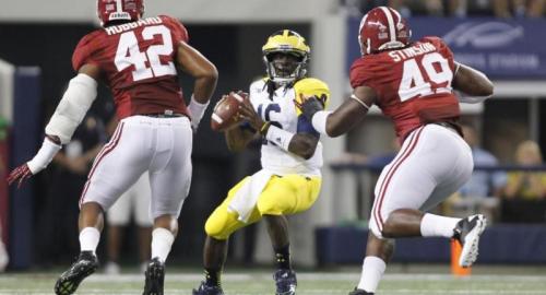 Michigan vs. Alabama College Football Denard Robinson