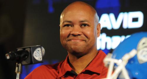 Stanford Cardinal College Football Head Coach David Shaw 