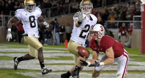 Stanford versus Notre Dame College Football