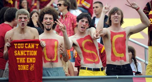 USC Trojans College Football Fans