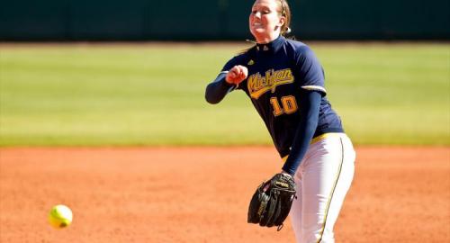 Michigan Softball Pitcher Sara Driesenga