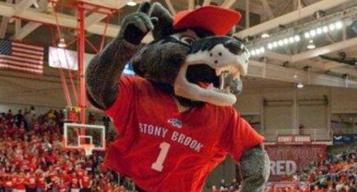 Stony Brook Mascot Wolfie