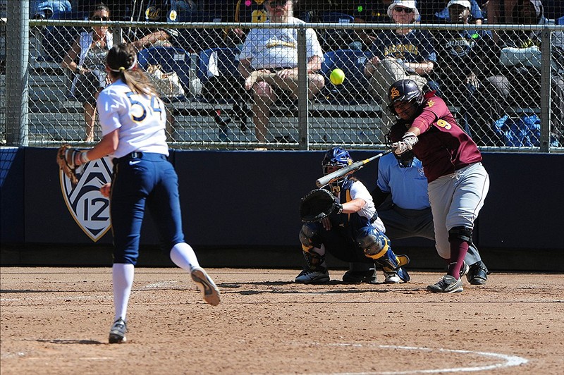 Arizona State at California Softball Action